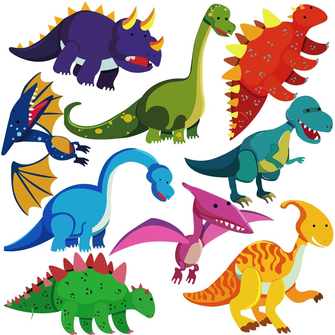 DEKOSH DINO T-Rex wall decal for nursery decor and imaginative play
