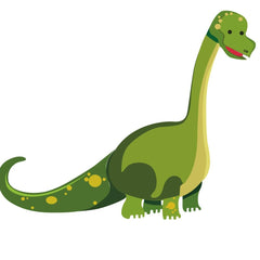 DEKOSH Triceratops wall sticker adds bright nursery art for curiosity