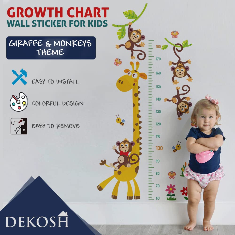 DEKOSH nursery wall decals with flowers create playful toddler room ambiance