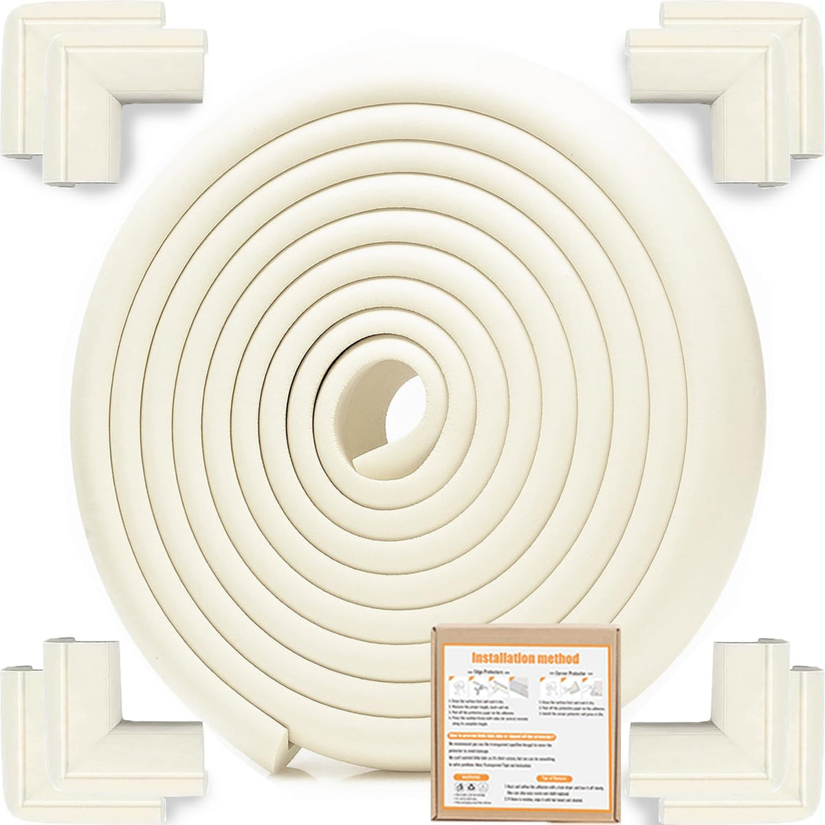 Dekukar edge guard cushion protects furniture edges during playtime