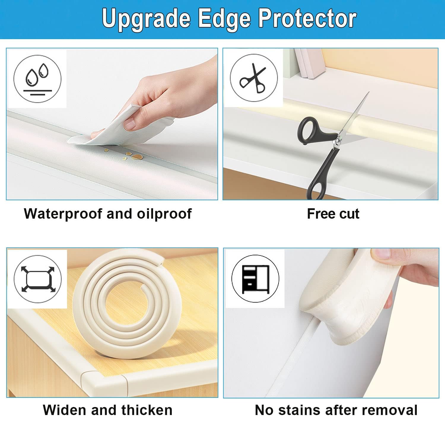 Dekukar versatile furniture guard fits tables, beds, and cabinets