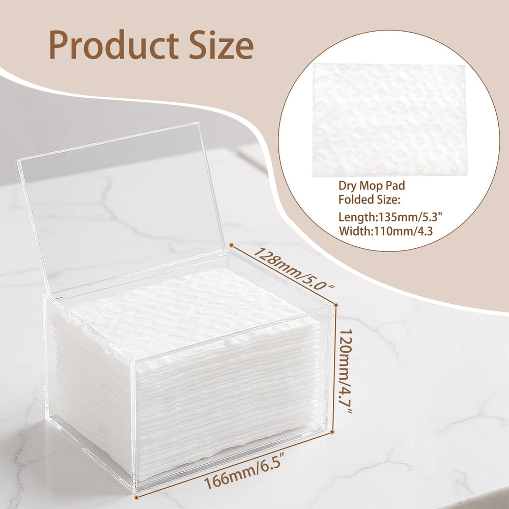 Delipply clear acrylic design keeps pads visible and organized for efficient cleaning routines.
