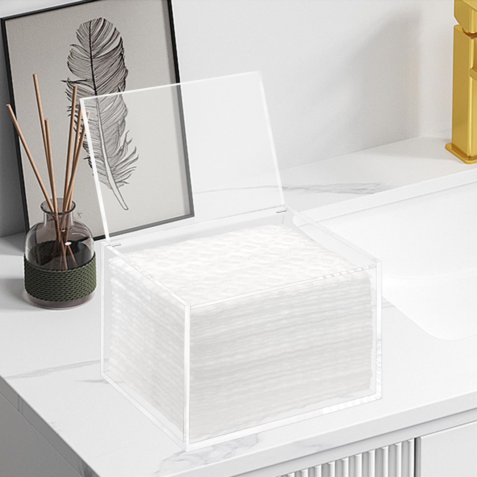 Delipply under-sink placement keeps cleaning supplies tidy and easy to grab.