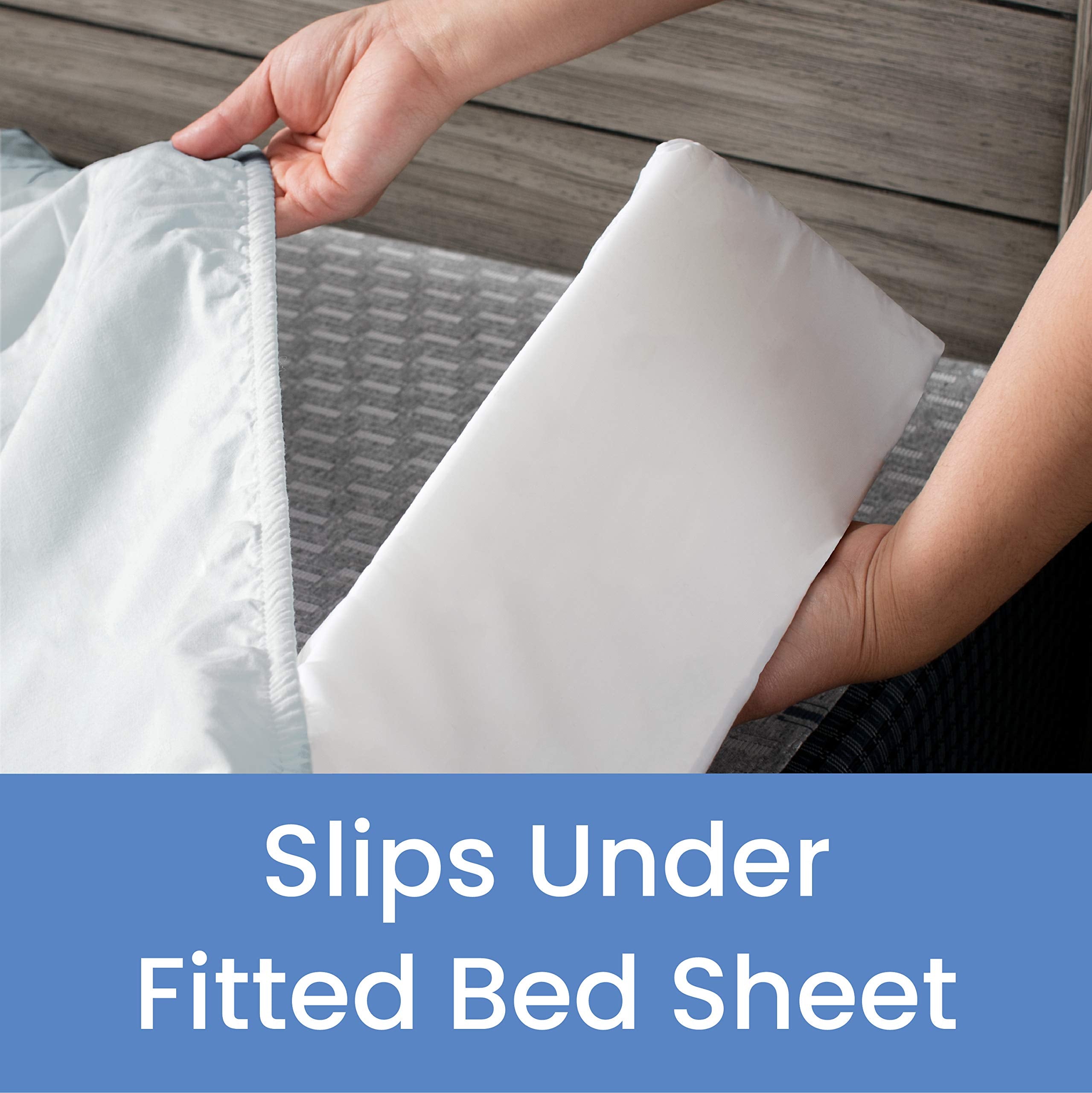 Delta Children foam bumper close-up highlights cushioned edge and soft safety for sleeping kids.