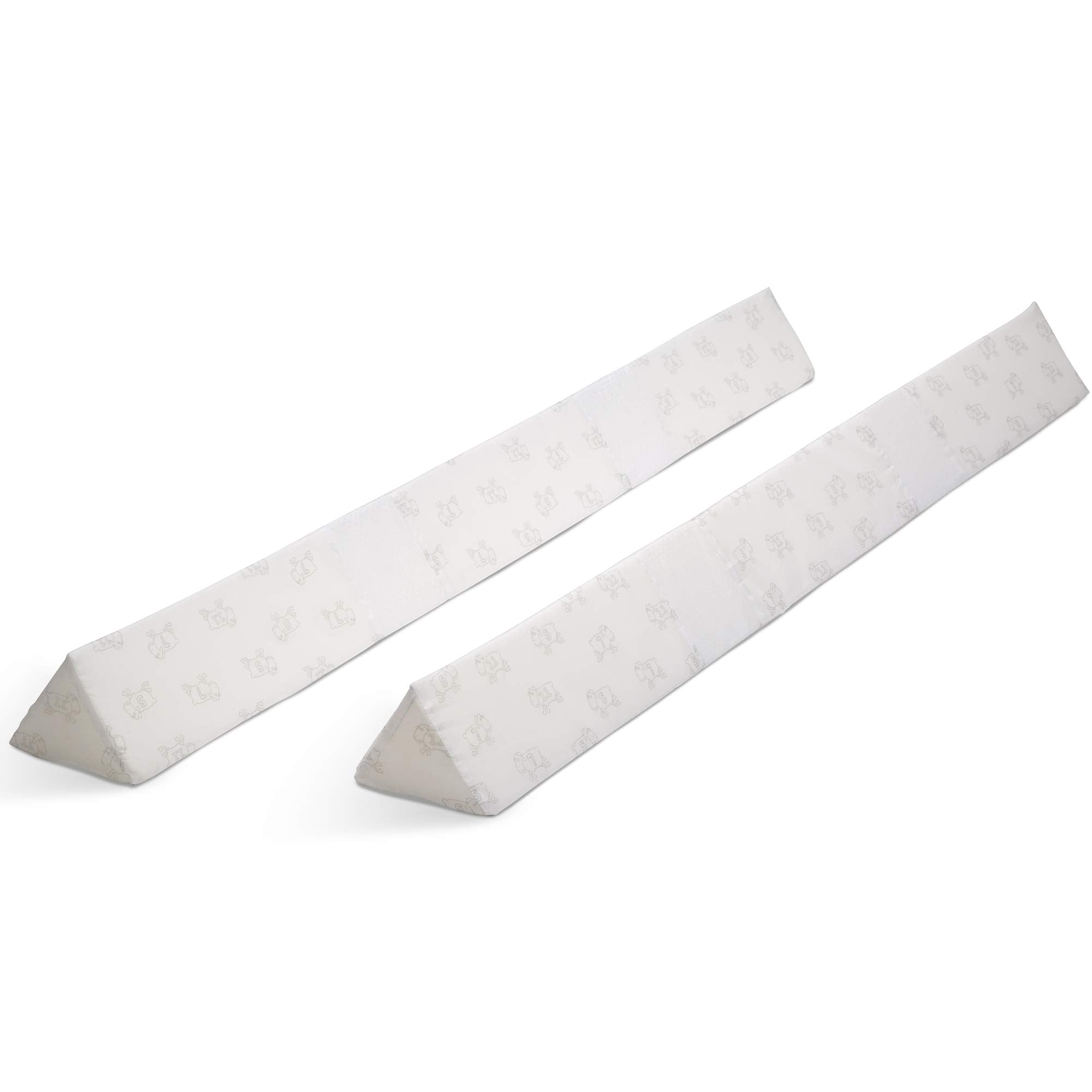 Delta Children bedrail two-pack box showing easy setup packaging.