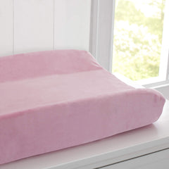 Delta Children plush cover is removable and machine washable for easy cleanup.