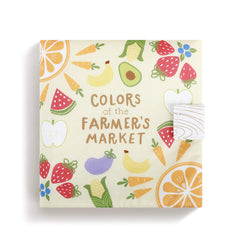 DEMDACO Farmers Market Bright Colors book cover promotes tactile exploration for babies.