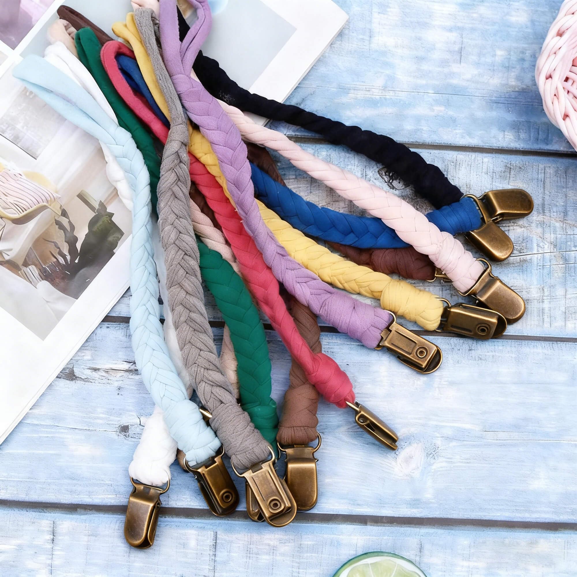 Demearly bronze clips brighten nursery storage and home organization tasks