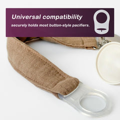 Demearly pacifier adapter ring universal compatibility up to 20 mm.
