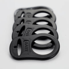 Demearly durable reinforced design maintains pacifier position during busy days.