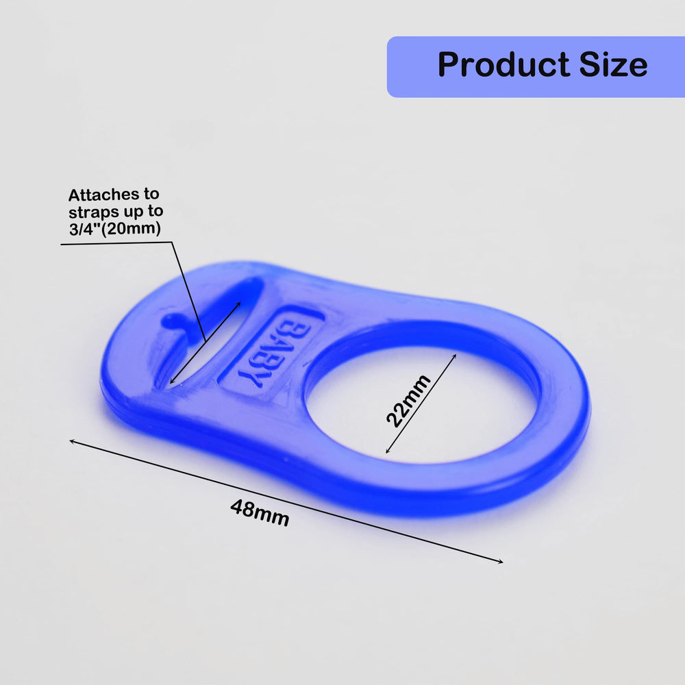Demearly silicone adapter ring close-up highlighting baby-safe material for secure attachment