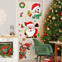 Demonwer gifts-wreaths door decals deliver festive detail and easy seasonal decor benefits.