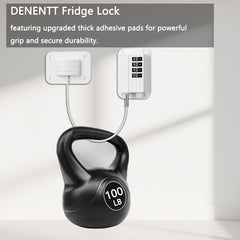 DENENTT combination lock closeup demonstrates easy code entry for adult access