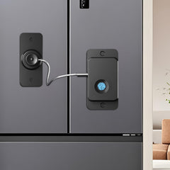 DENENTT smart fingerprint fridge lock front view for quick, secure access
