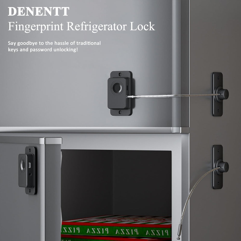 DENENTT fingerprint scanner in action showing instant one-touch unlock