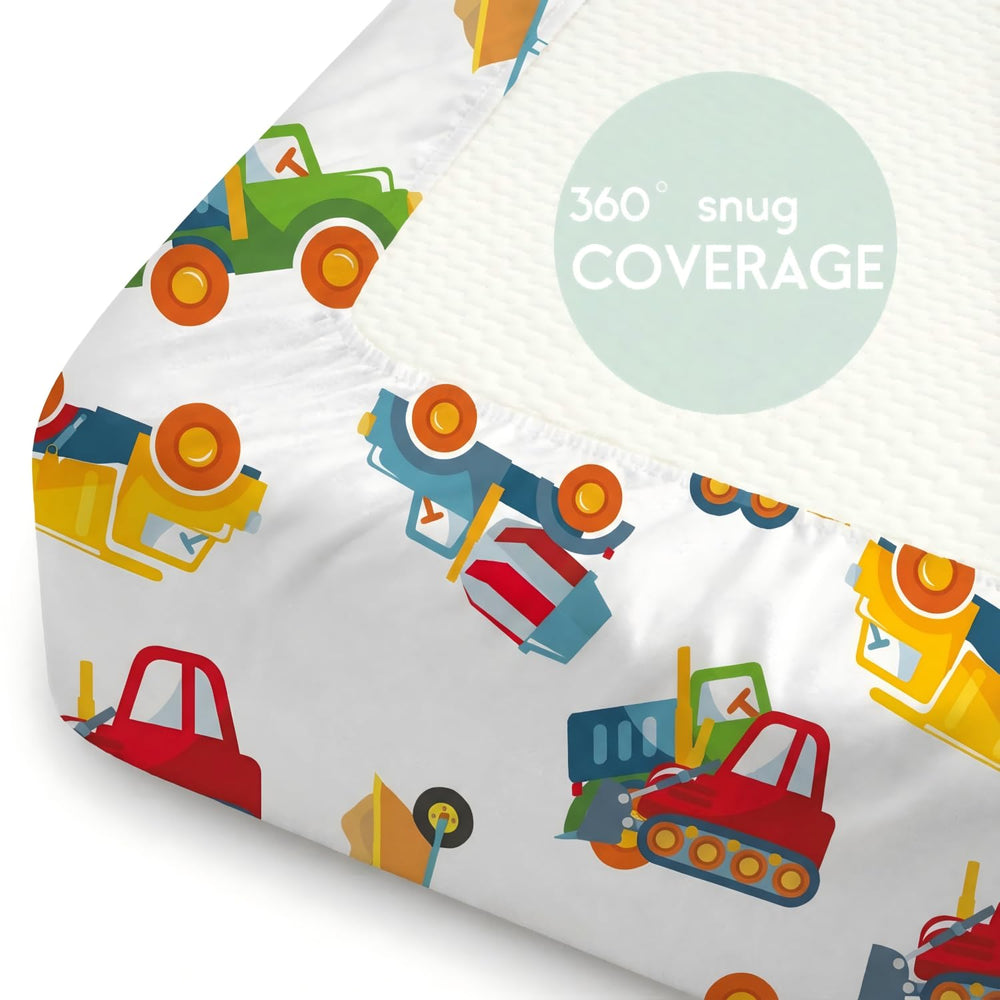 DengFengLai arrows pattern crib sheet adds visual detail and calm ambience