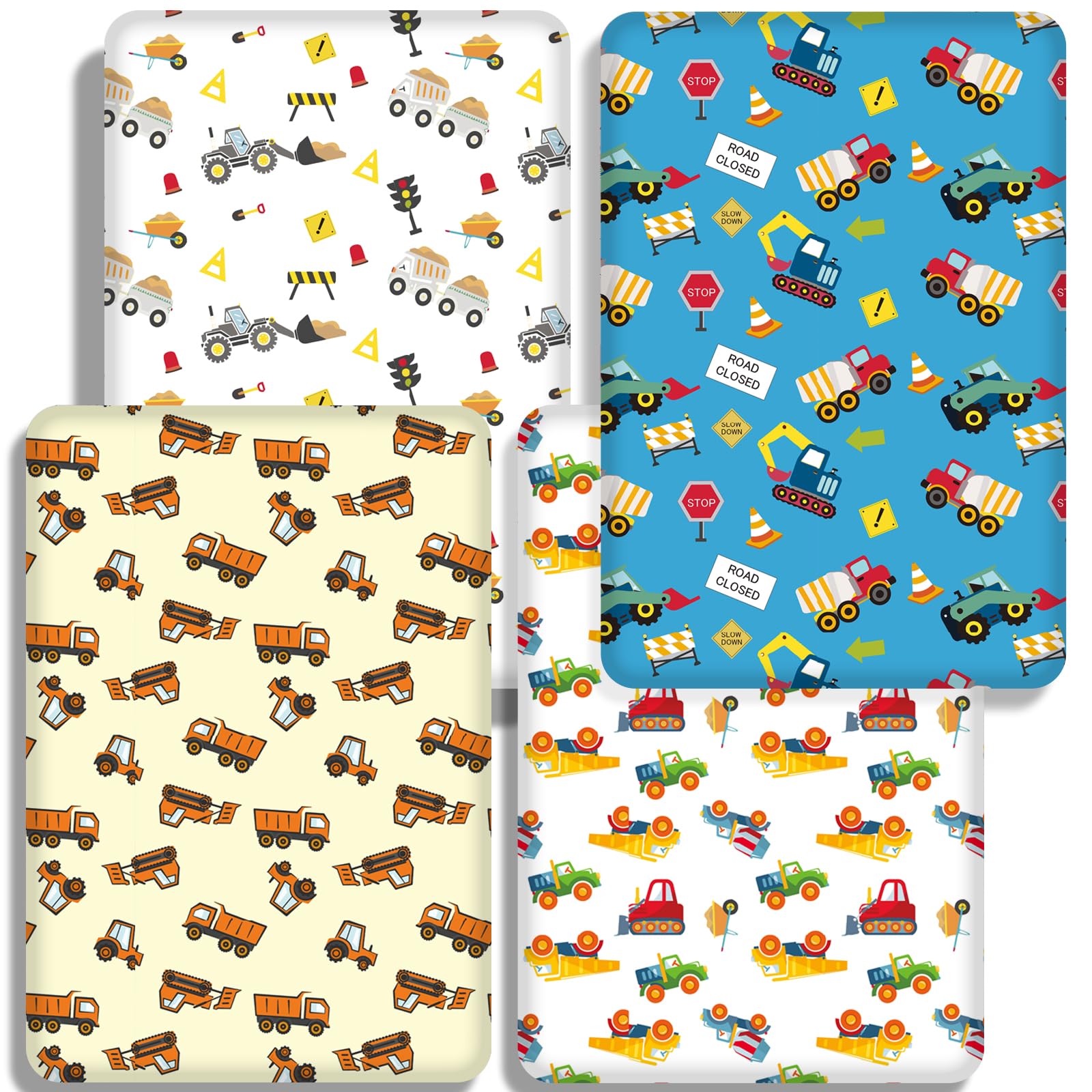 DengFengLai crib sheets with elastic edge fit for snug mattress wrap