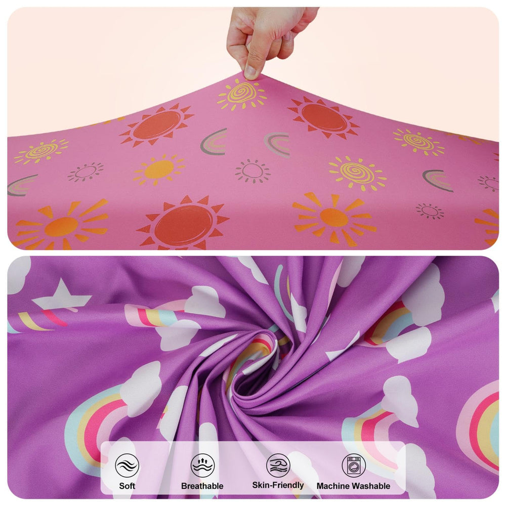 DengFengLai pattern varieties crib sheets showcasing cheerful designs for nursery
