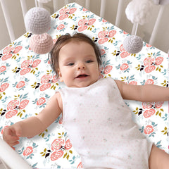 DengFengLai unicorn-ice-cream pattern crib sheet visually playful while keeping soft texture