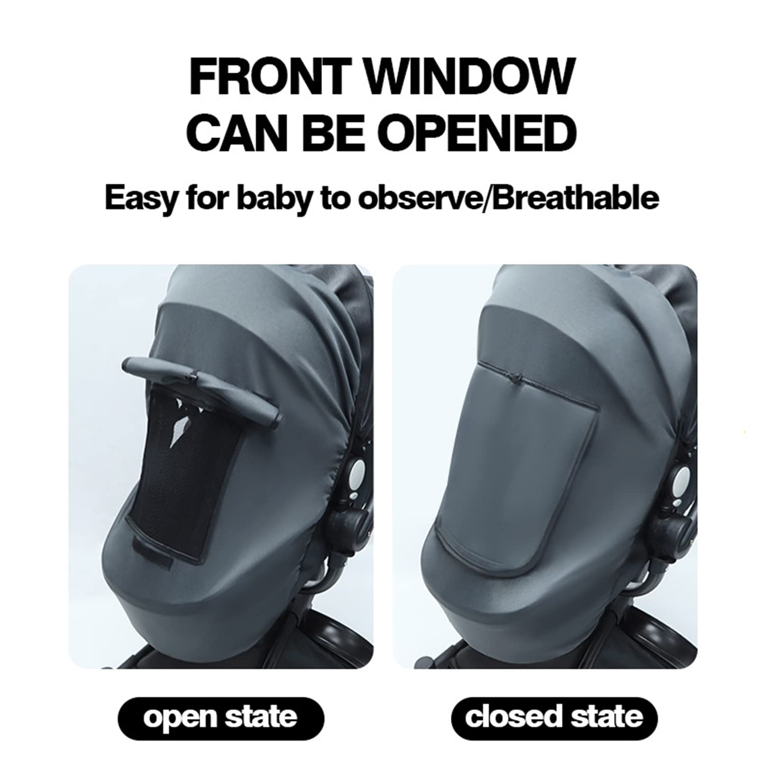 Densleonis Sun Shade soft mesh fabric ensures airflow.