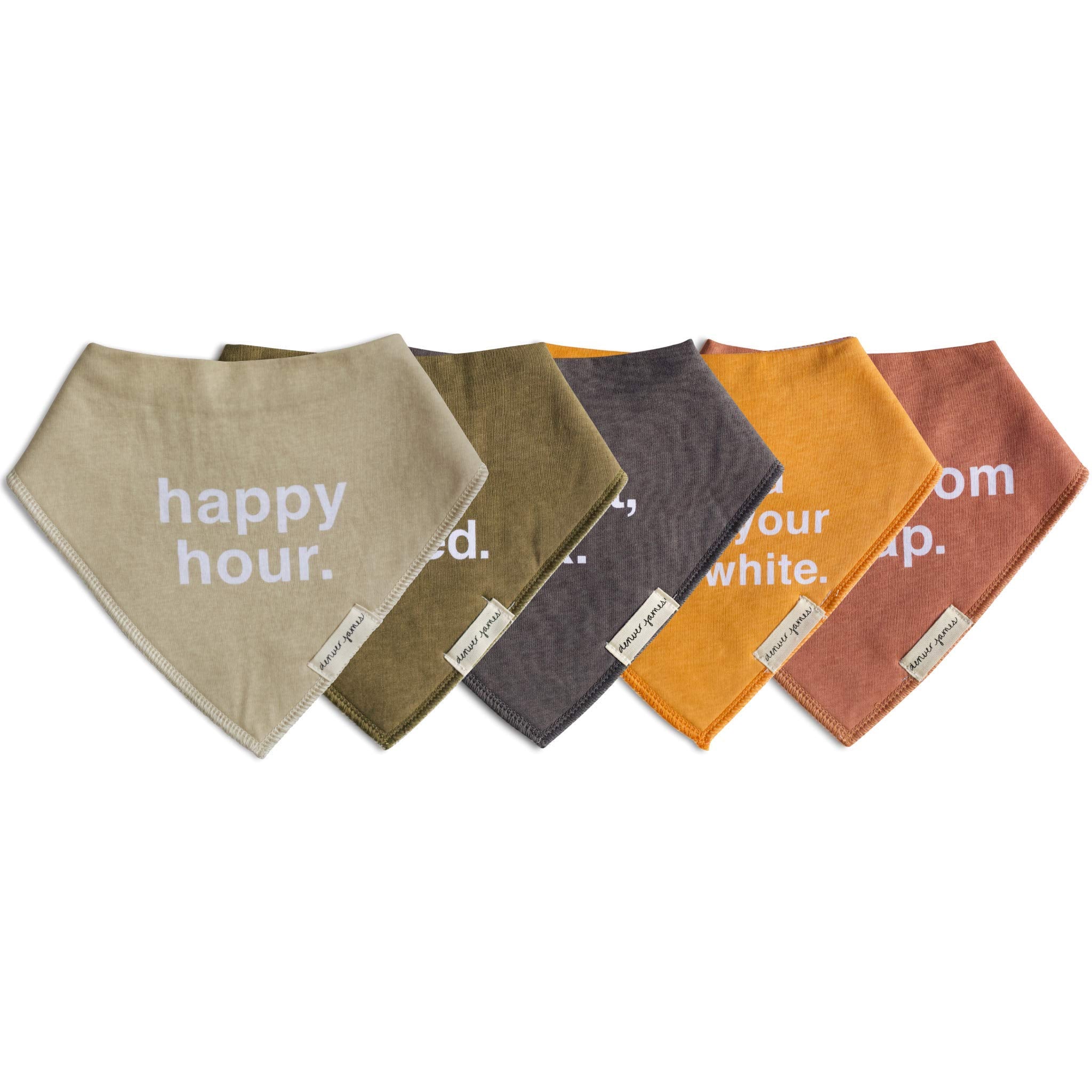 Denver James gift-ready bib; thoughtful newborn or toddler gift idea.
