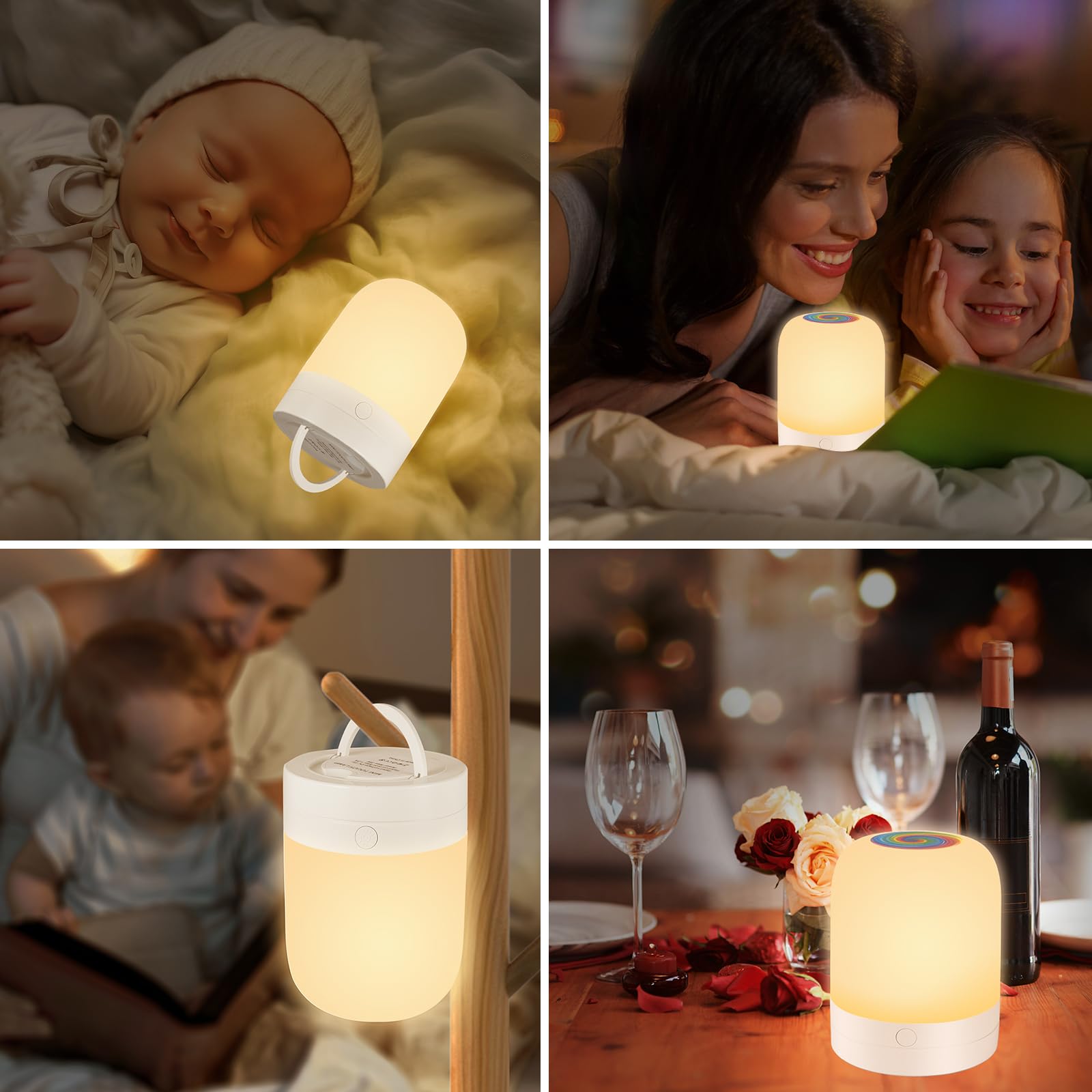 Deogos soft-eye-protective materials safe light for kids’ eyes during bedtime.