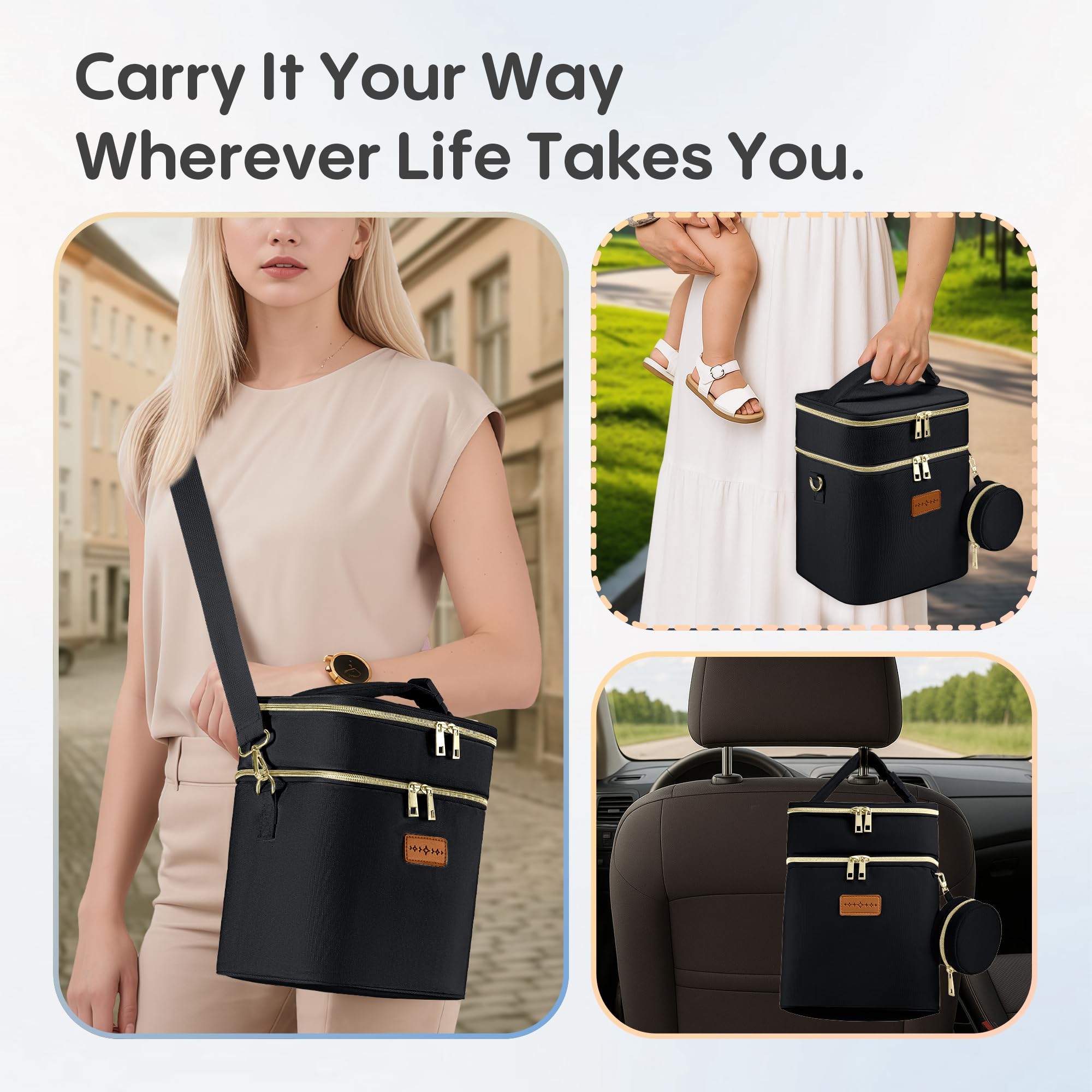 DerBiedersinn top handle provides quick lifting and carrying