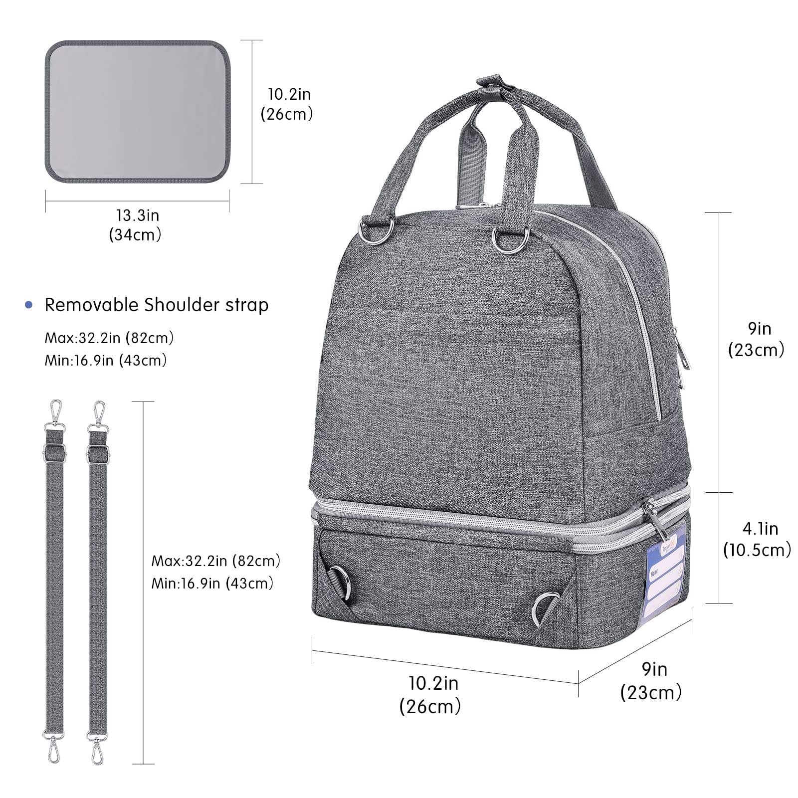 DERJUNSTAR Derbiedersinn pump bag backpack mode for easy hands-free pumping at work.