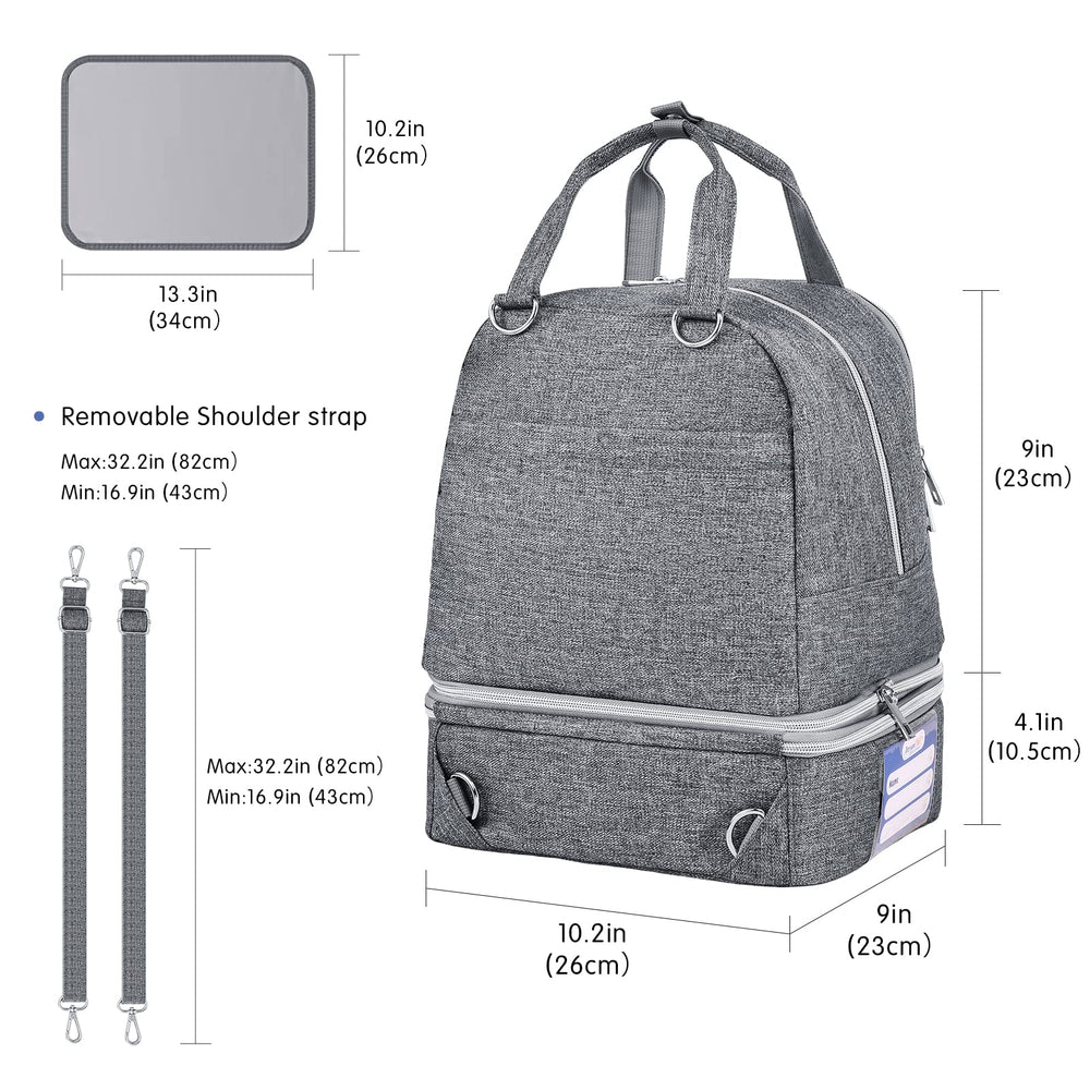 DERJUNSTAR Derbiedersinn pump bag backpack mode for easy hands-free pumping at work.