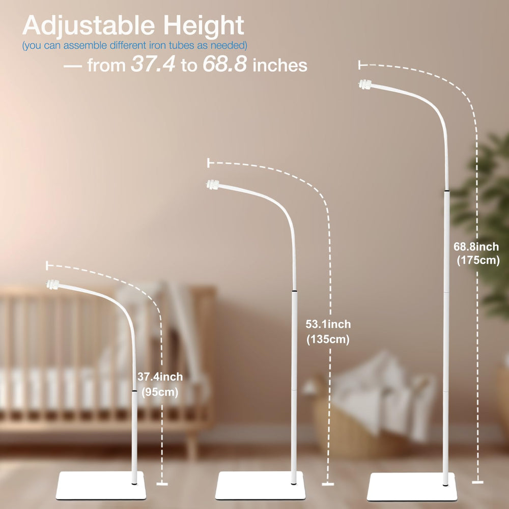 Derebir baby monitor floor stand compatibility with Nanit, TP-Link and Kasa models.