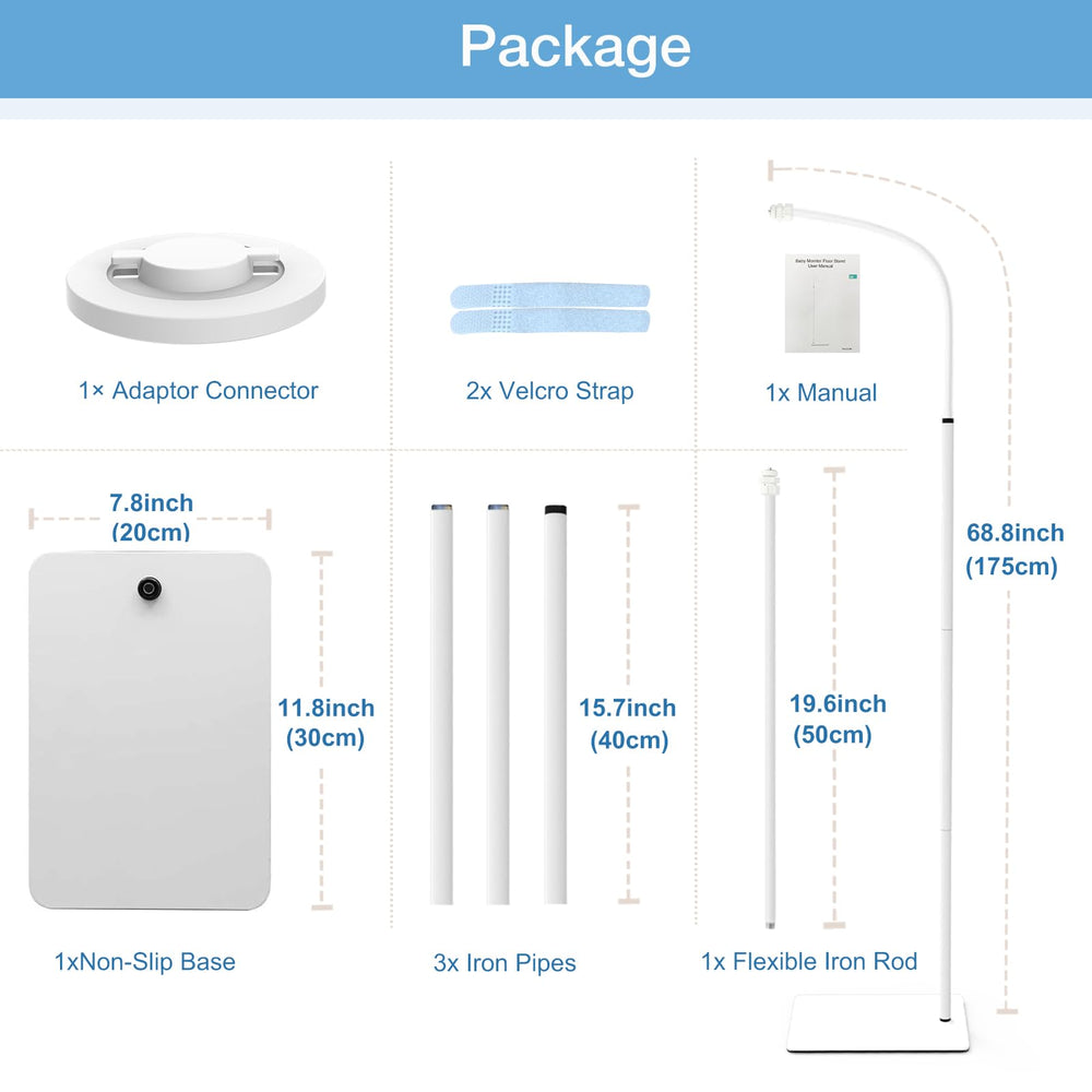 Derebir baby monitor floor stand no-tools installation saves setup time.