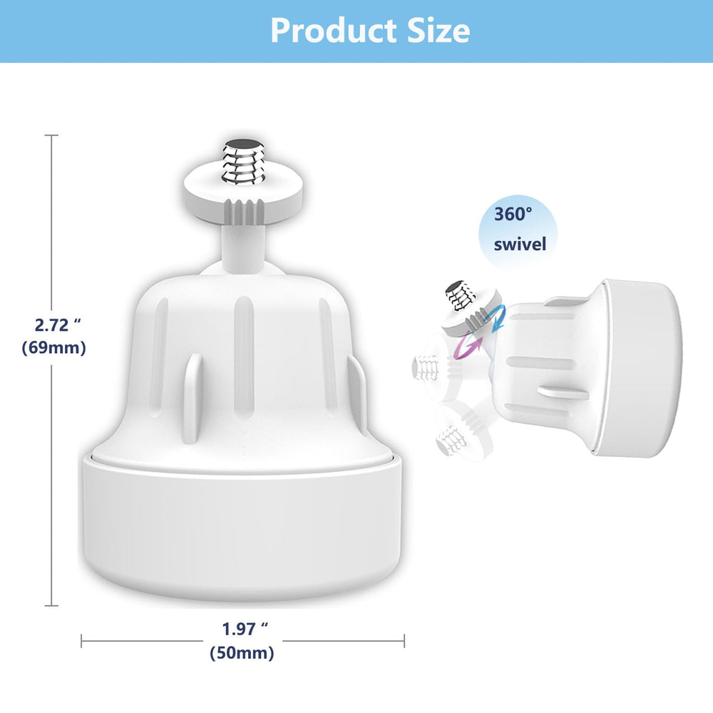Derebir includes adapters and screws for a clean, secure installation.
