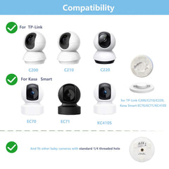 Derebir 360-degree adjustable mount enables panoramic room monitoring