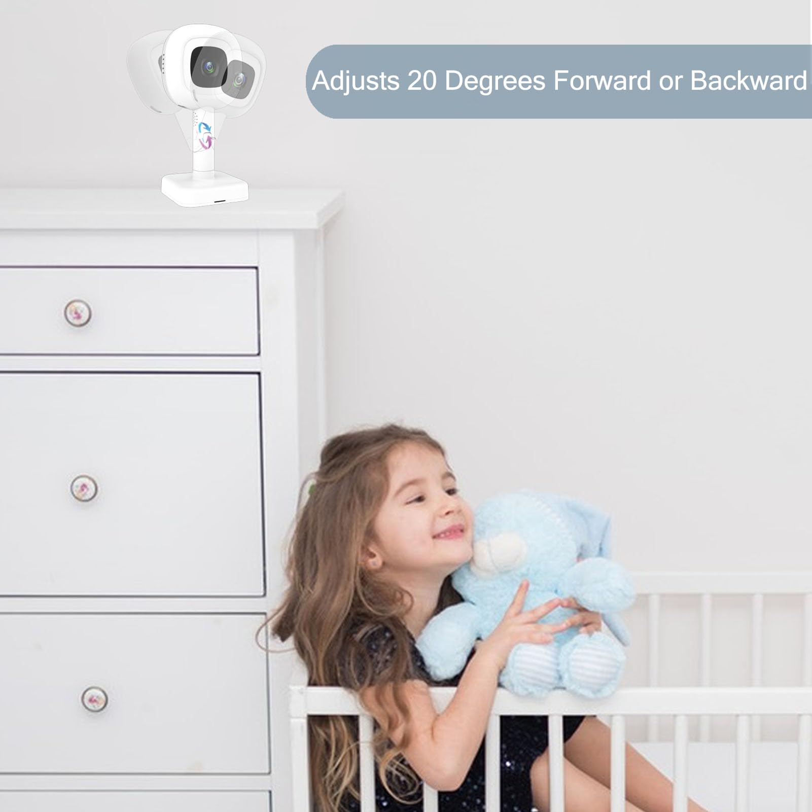 Derebir Nanit Pro tabletop base provides stable bedside placement