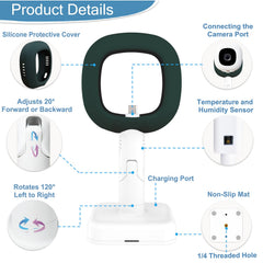 Derebir Nanit Pro travel stand packed for on-the-go parents and trips.