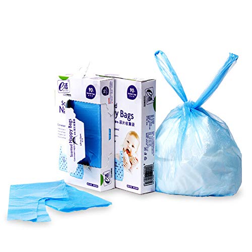 Dergik baby powder scented bags for fresher diaper changes.