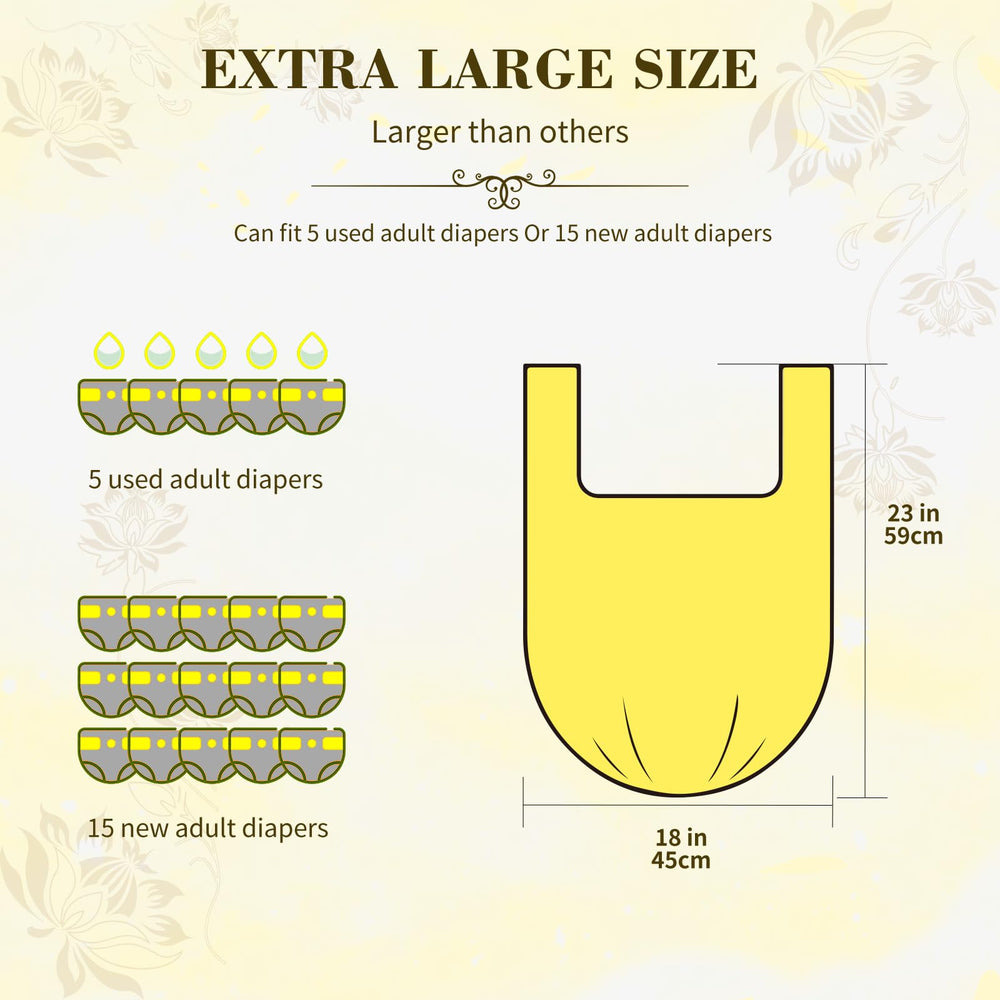 Dergik lemon-scented bags offer odor-locking benefits for bathrooms.