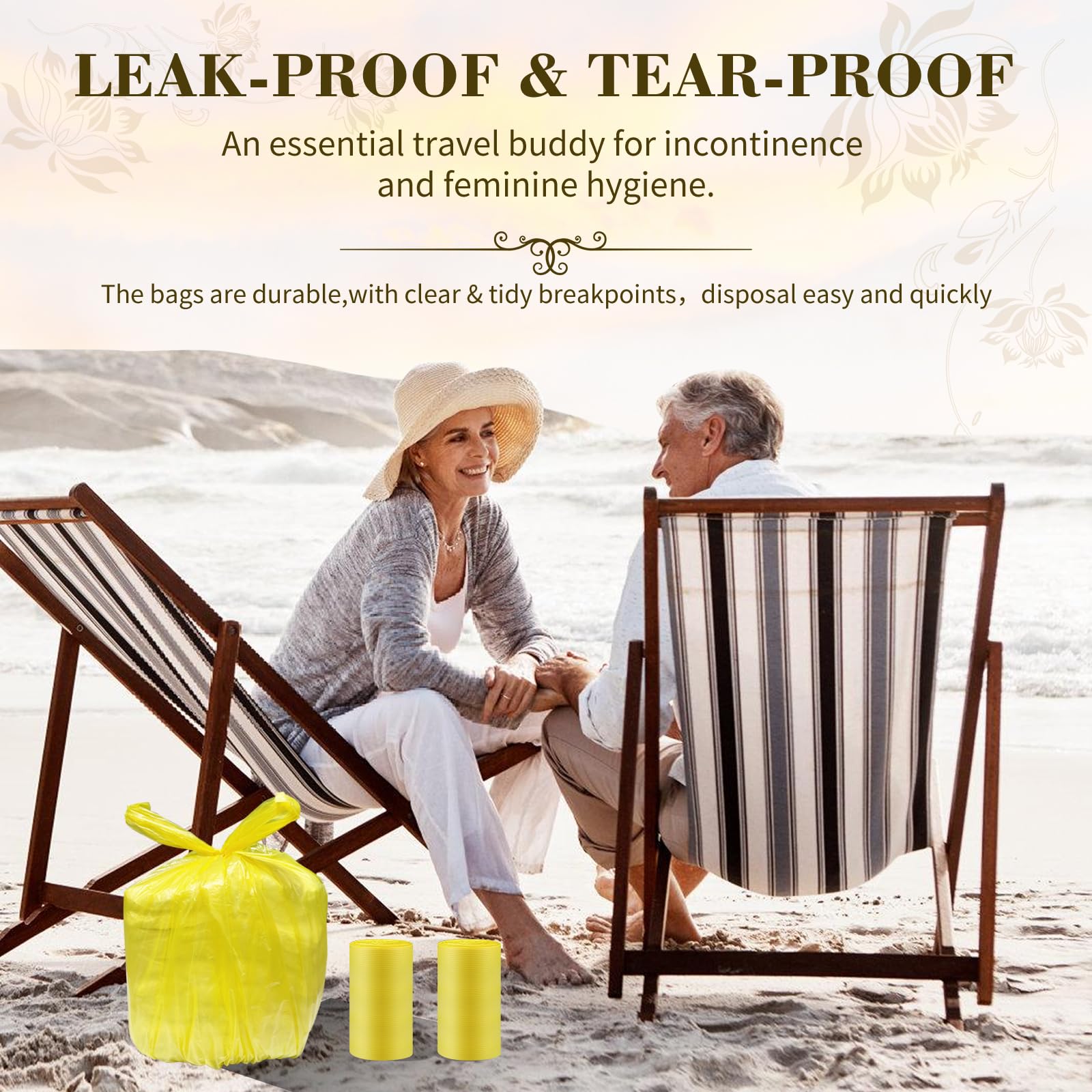 Dergik multiuse diaper bags ideal for diapers, pads, and pet waste.