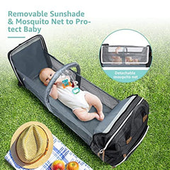 DERJUNSTAR diaper bag wet dry pocket helps separate messes while away from home