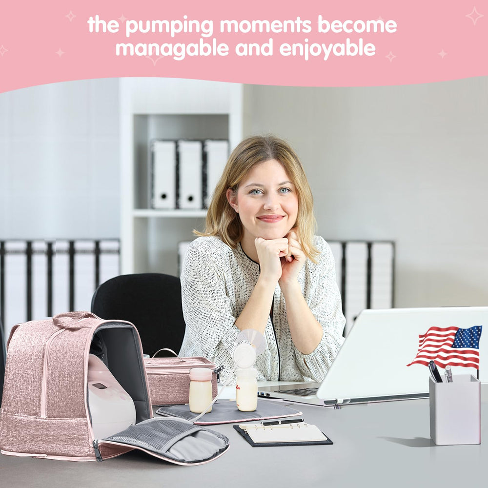 DERJUNSTAR lightweight discreet design suits busy pumping moms