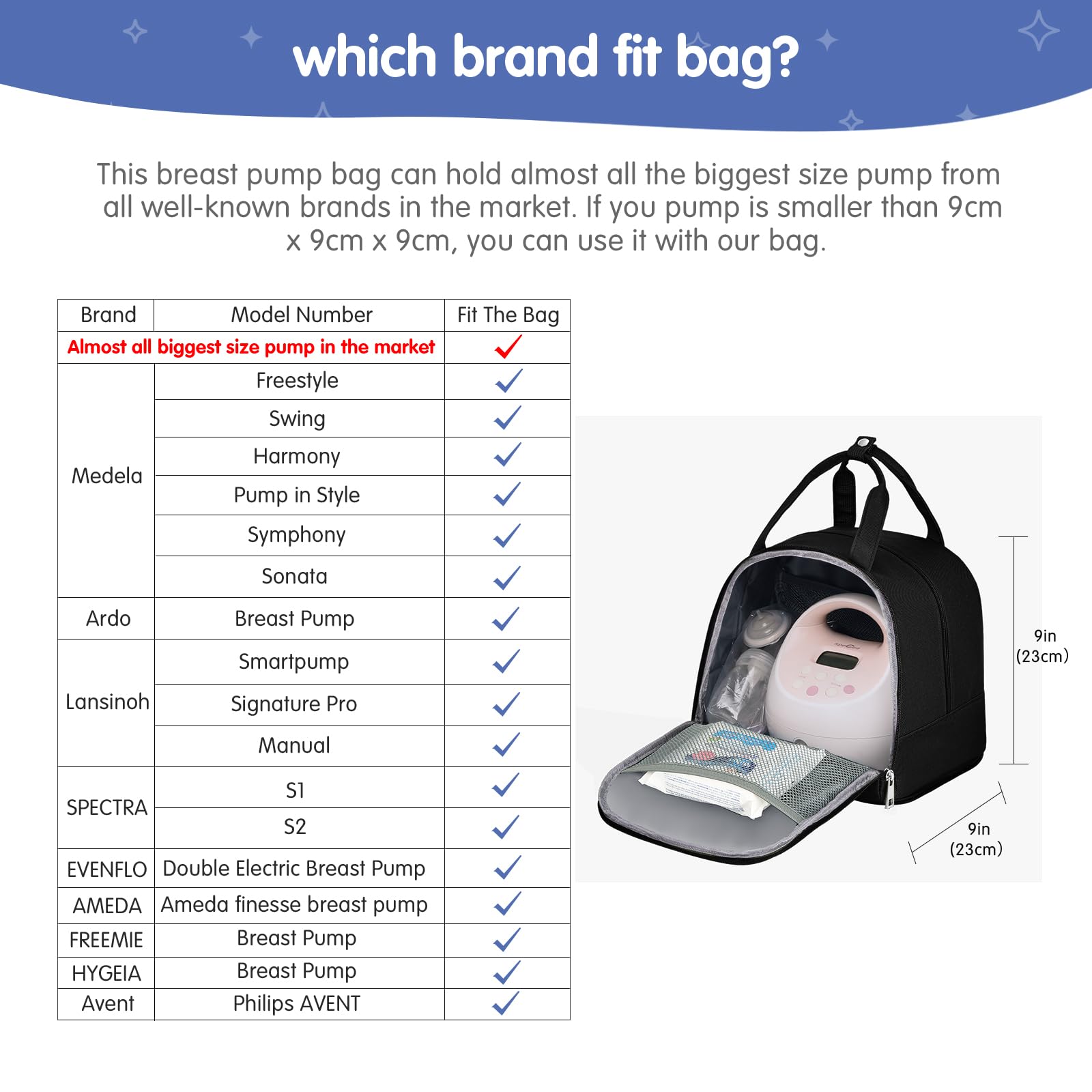 DERJUNSTAR Spectra pump bag offers large capacity for pumps, tubing, and bottles.