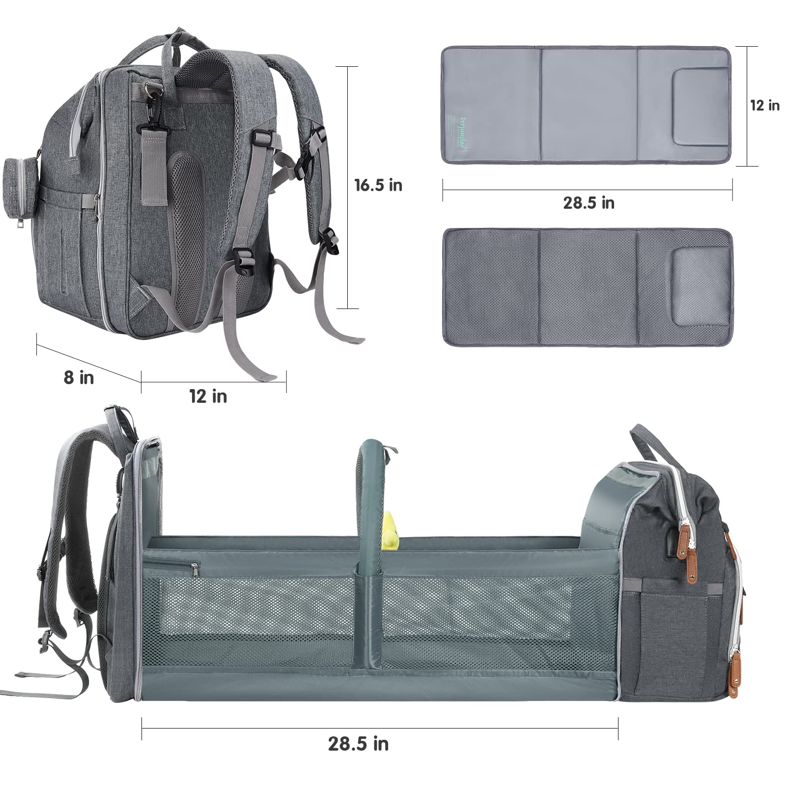 DERJUNSTAR USB charging port lets you power devices on outdoor trips