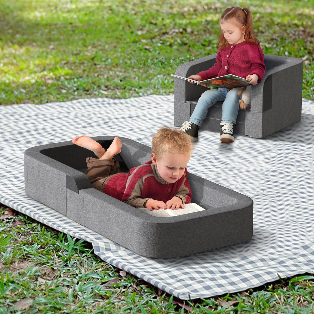 Derson Toddler Travel Bed breathable-foam close-up highlighting comfort.