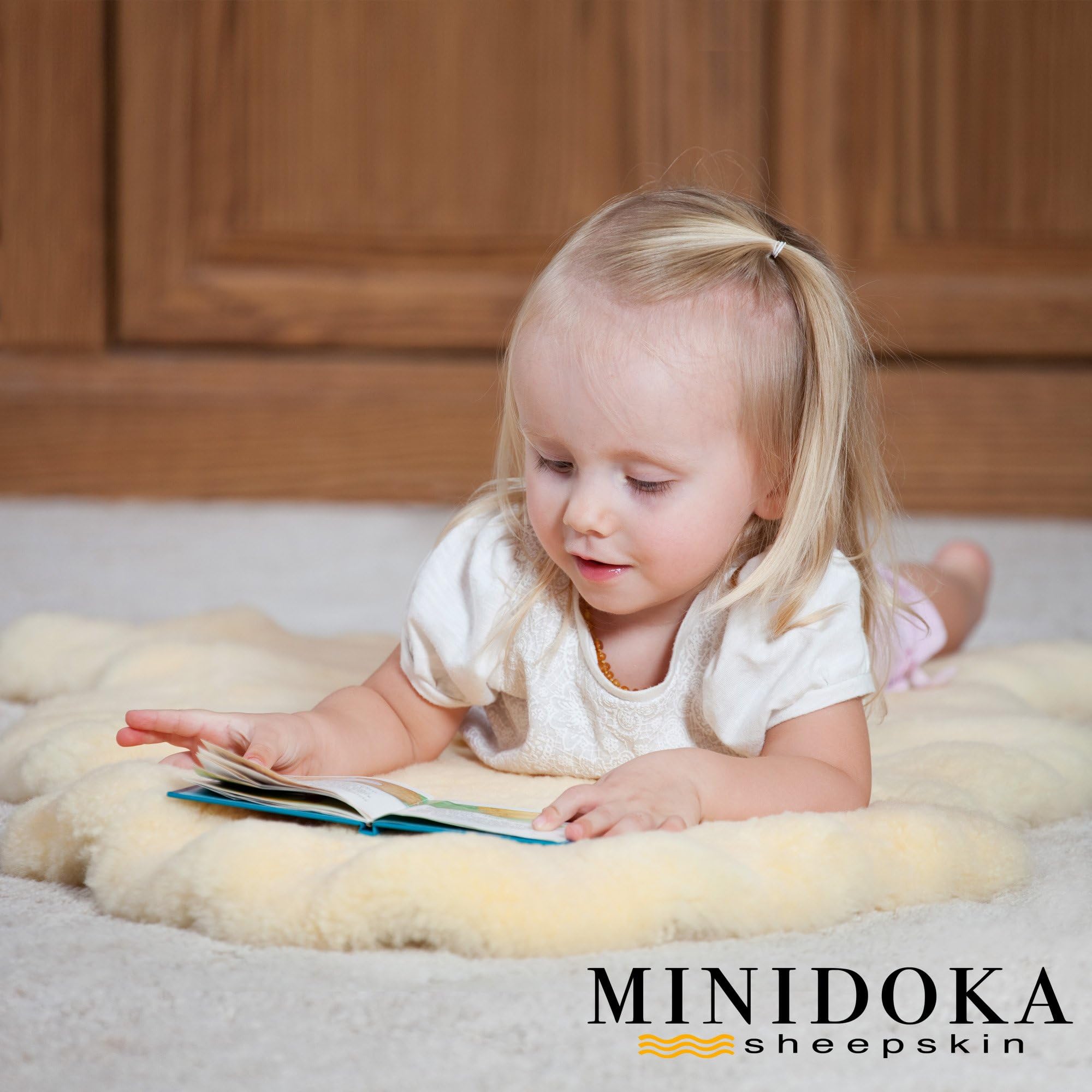 Desert Breeze Distributing baby-sheepskin-all-seasons reflects year-round comfort and warmth