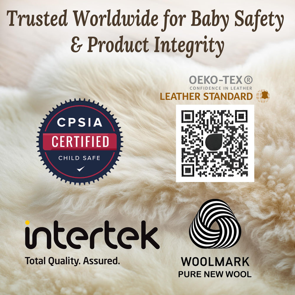 Desert Breeze Distributing machine-washable lambskin rug maintains softness with gentle cleansing.