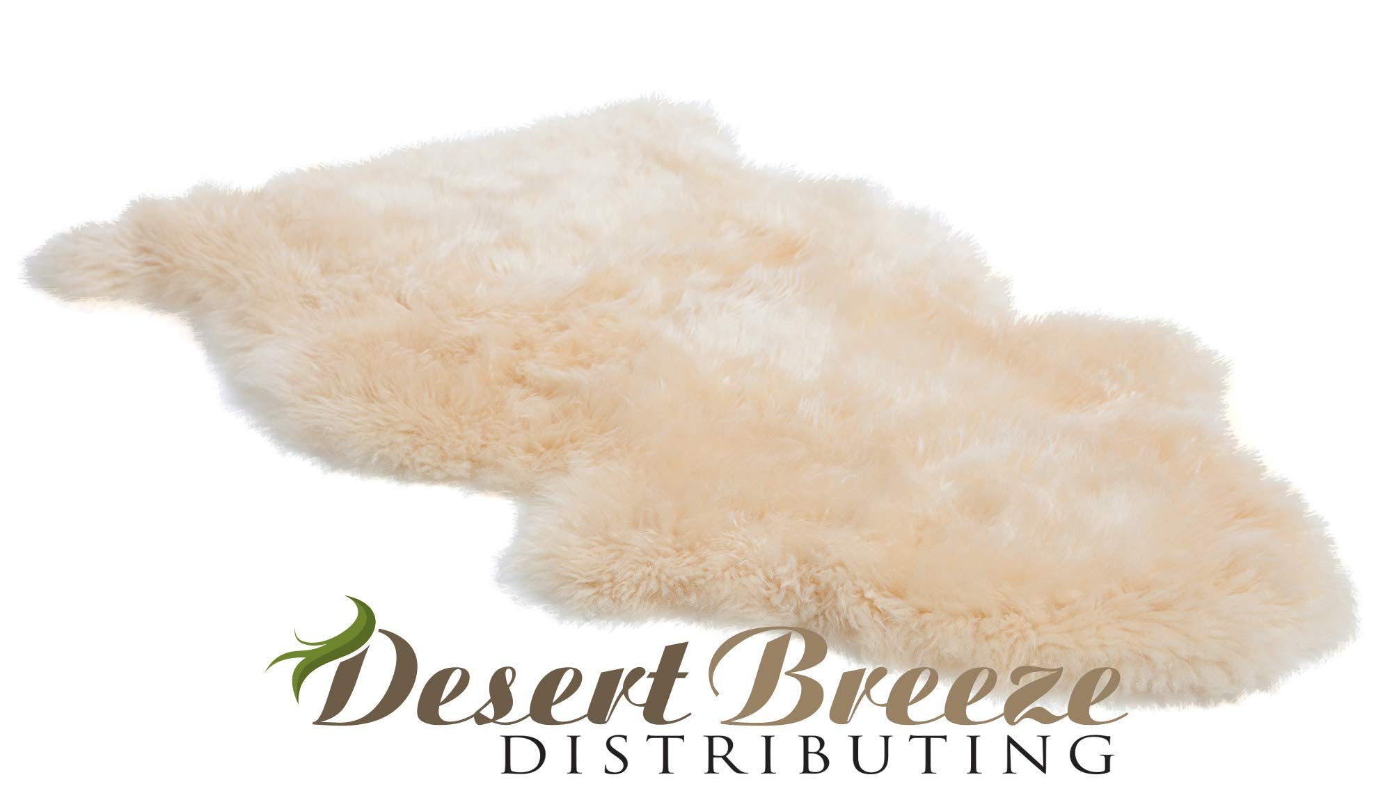 Desert Breeze Distributing silky-soft lambskin baby rug texture ideal for floor lounging.
