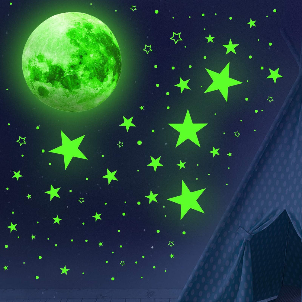 DESERT CAMEL 1086P glow stars decorate kids' bedroom for storytelling, play, and rest.