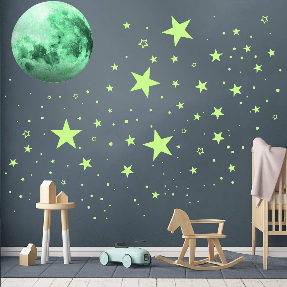 DESERT CAMEL 1086P glow stars and dots arrangement supports flexible decor.