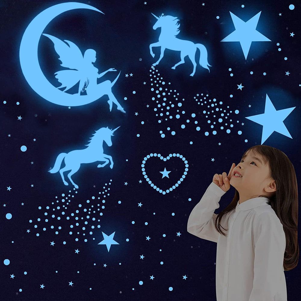 DESERT CAMEL baby nursery decor stars that glow after light exposure.