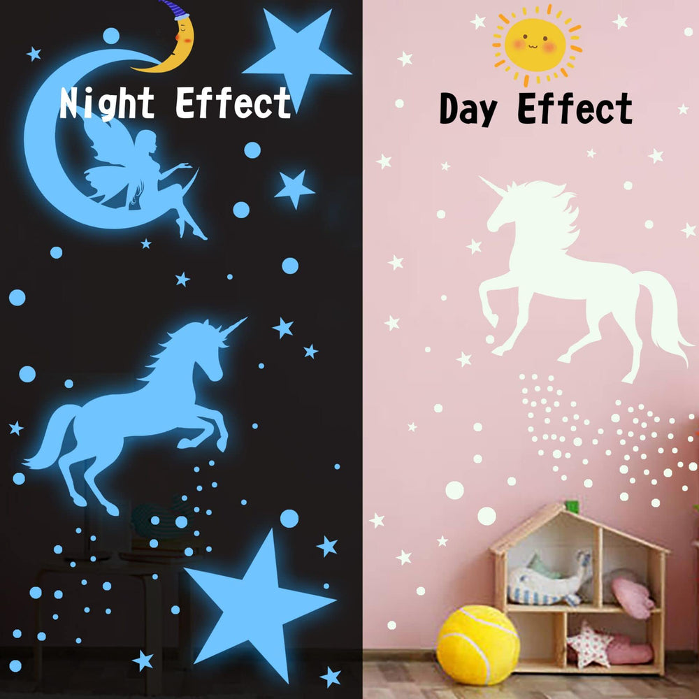 DESERT CAMEL playroom wall stickers transform walls with space theme.